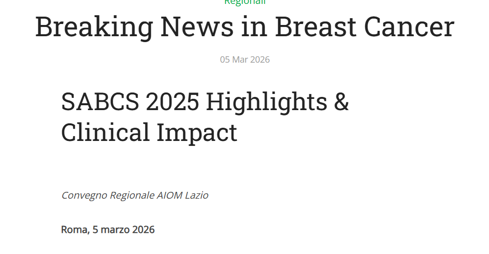Breaking News in Breast Cancer